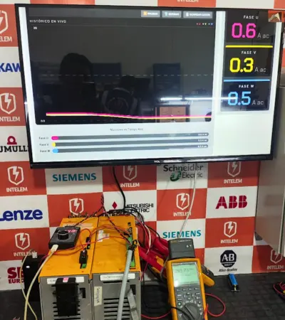 Pruebas en laboratorio Baumuller