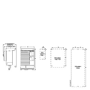 VARIDADOR TRIFASICO SINAMICS G120 POWER MODULE 240, 380-480V, 178A 75KW/90KW --SIEMENS