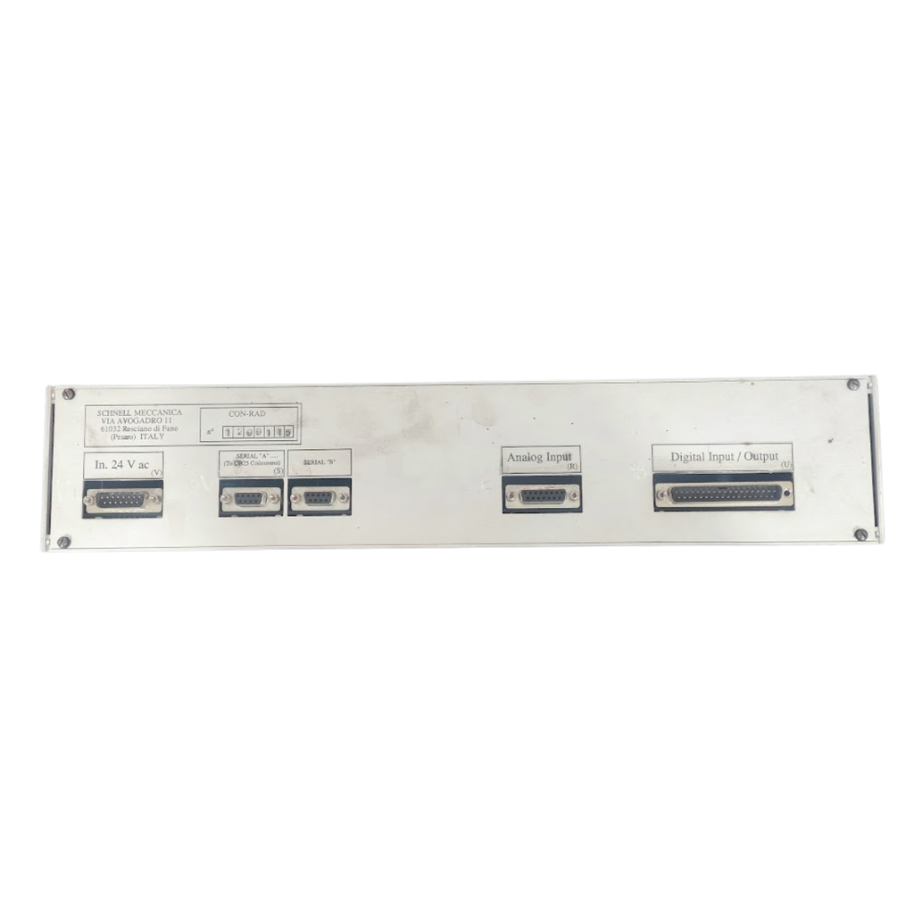 PANEL CON 16 TECLAS, 8 DISPLAY, COIL 18, SCHNELL --UDICOM