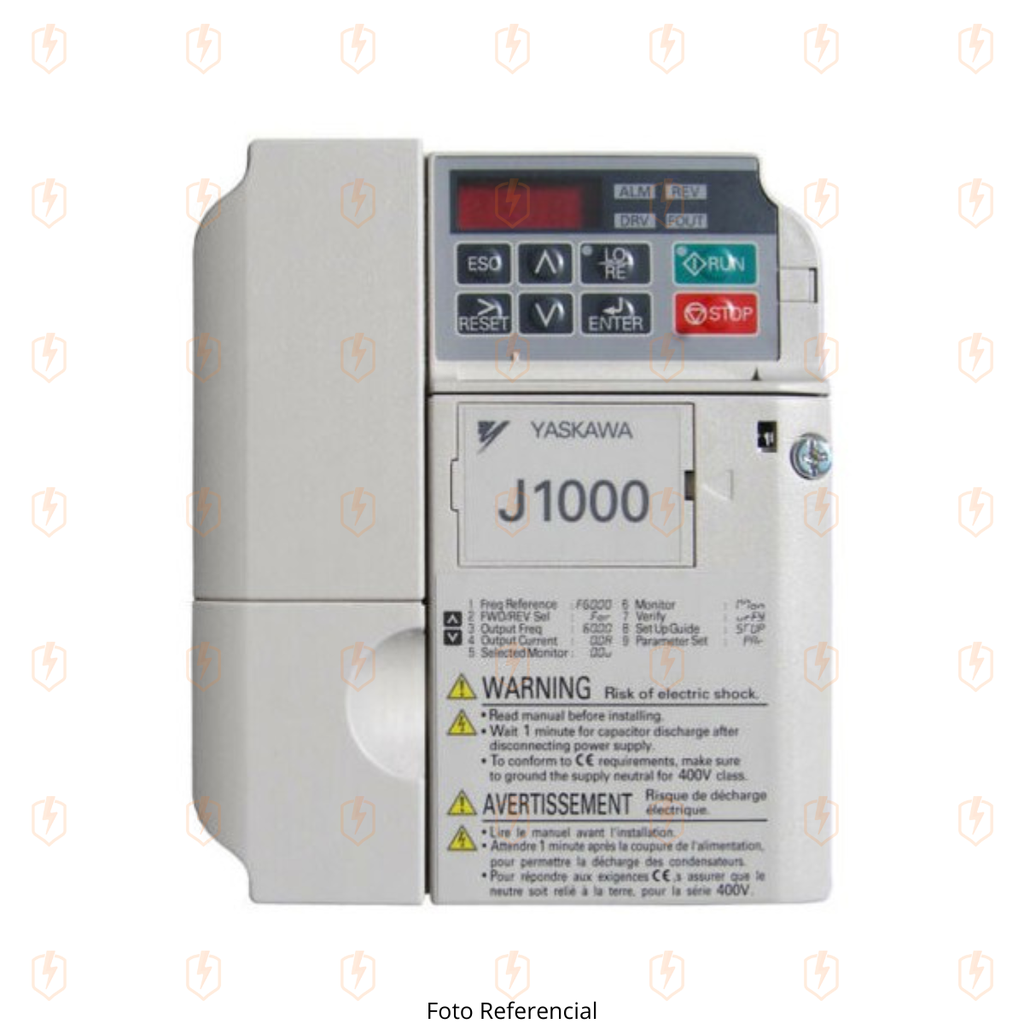 CIMR-JU4A0009BAA VARIADOR DE FRECUENCIA TRIFÁSICO 5HP 480VCA 8.8A YASKAWA