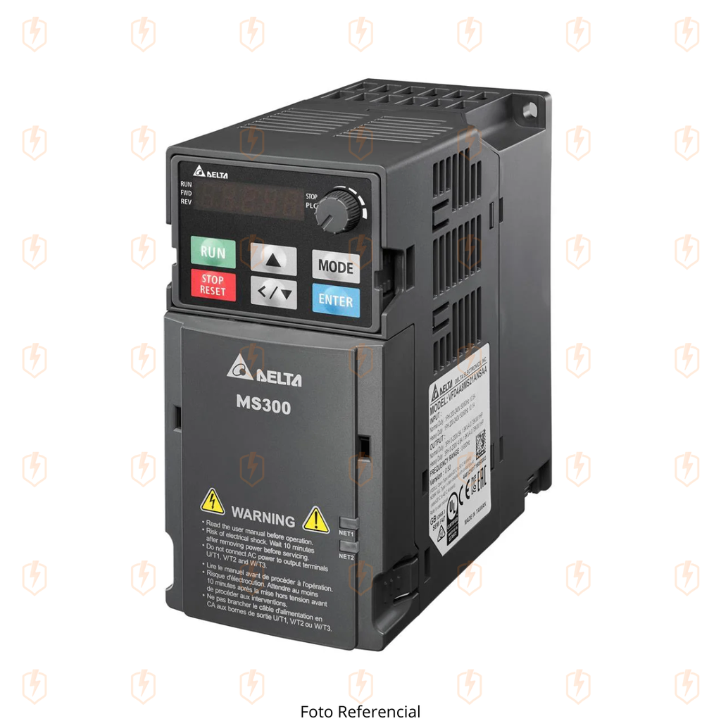 VFD7A5MS21ANSAA VARIADOR DE FRECUENCIA MONOFÁSICO 2HP 230VCA DELTA
