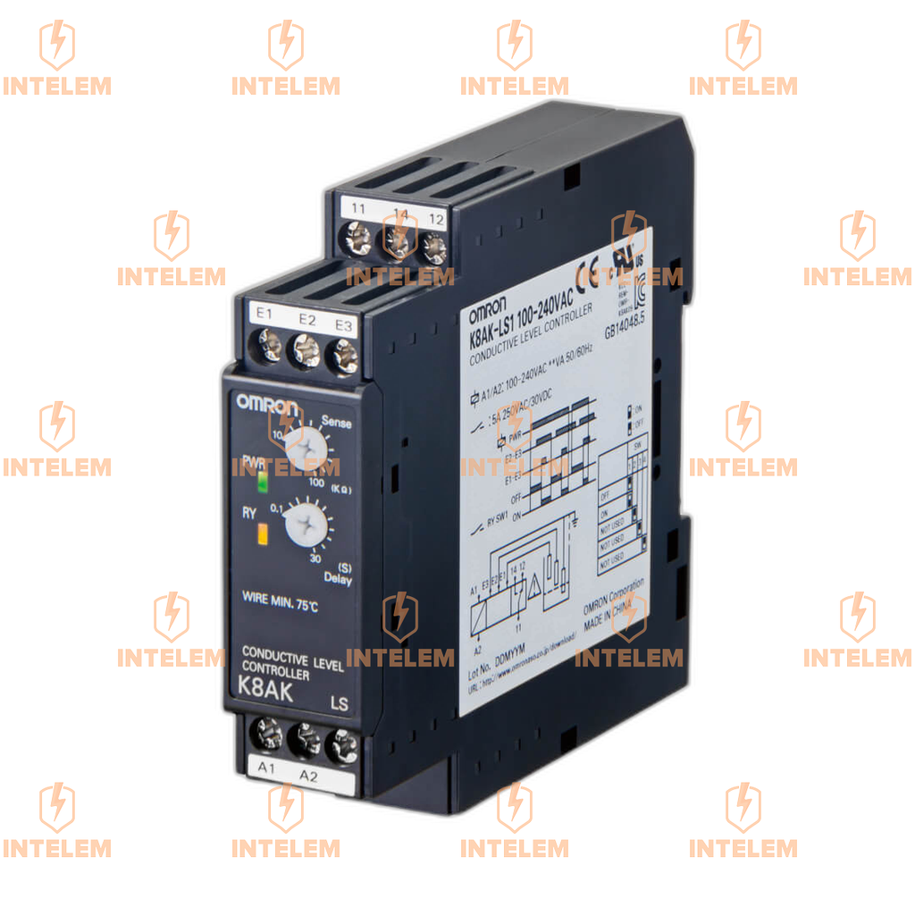 RELE DE MONITORIZACION DE NIVEL 1 C/O 100-240 VCA SERIE K8AK-LS K8AKLS1100240VAC OMRON