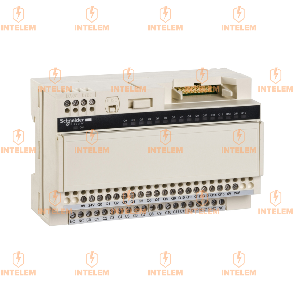 BASE DE CONEXIÓN 16 SALIDAS FUSIBLES PARA PLC TWIDO SCHNEIDER ELECTRIC