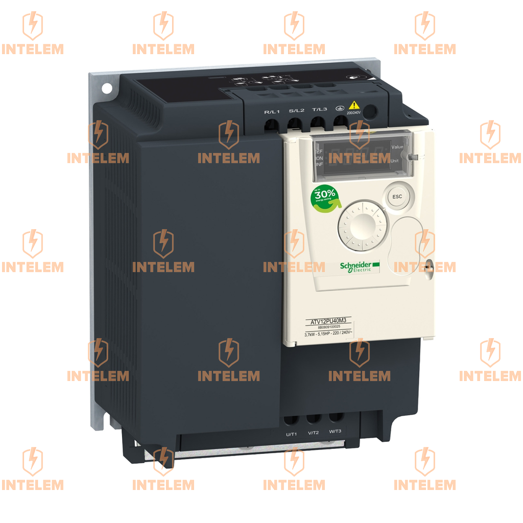 ATV12PU40M3 VARIADOR DE FRECUENCIA TRIFÁSICO 4KW 5HP 200-240VCA MONTAJE EN PLACA BASE ALTIVAR 12 SCHNEIDER ELECTRIC