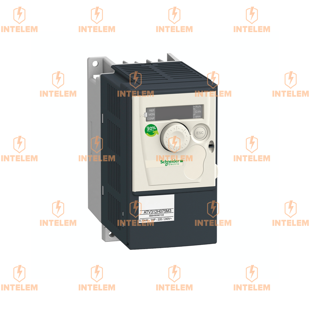 ATV312H075M3 VARIADOR DE VELOCIDAD TRIFÁSICO 0.75KW 200-240VCA ALTIVAR ATV312 SCHNEIDER ELECTRIC