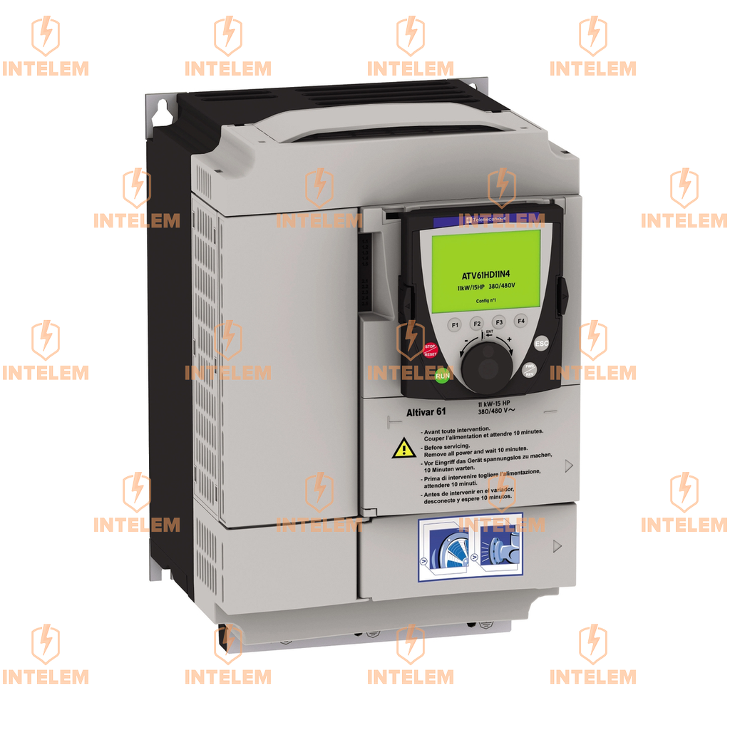 ATV61HD11M3X VARIADOR DE VELOCIDAD TRIFÁSICO 15HP 240VCA 11KW IP20 SCHNEIDER ELECTRIC