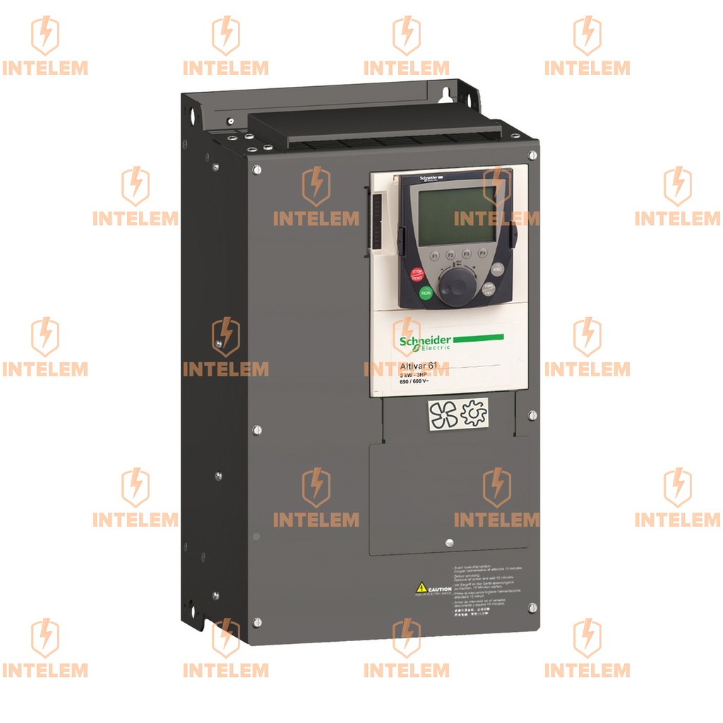 ATV61HD22N4 VARIADOR DE VELOCIDAD TRIFÁSICO 22KW 30HP 480VCA EMC IP20 SCHNEIDER ELECTRIC