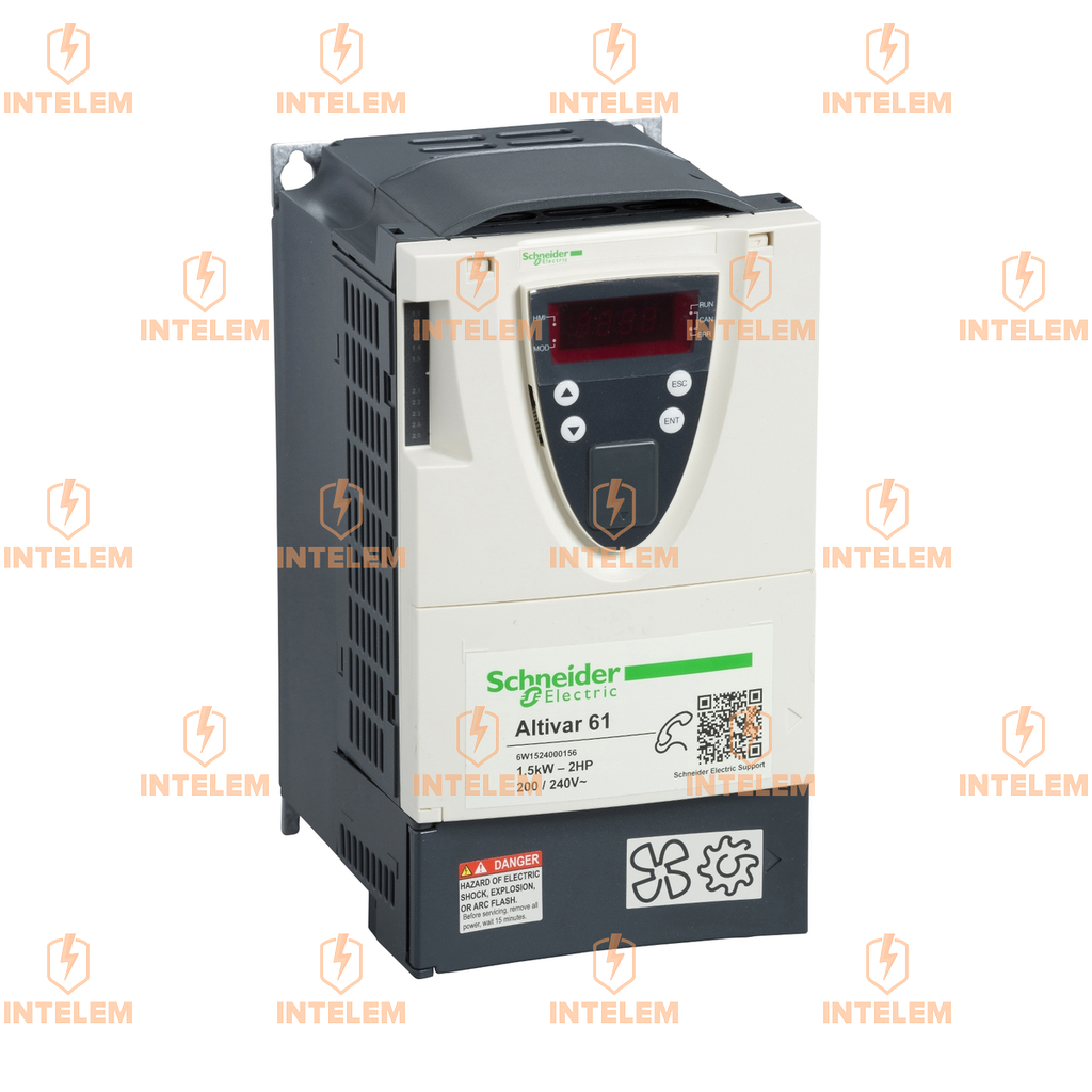 ATV61HU15M3Z VARIADOR DE VELOCIDAD 1.5KW (1.5HP) 200-240VCA IP20 ALTIVAR 61 SCHNEIDER ELECTRIC
