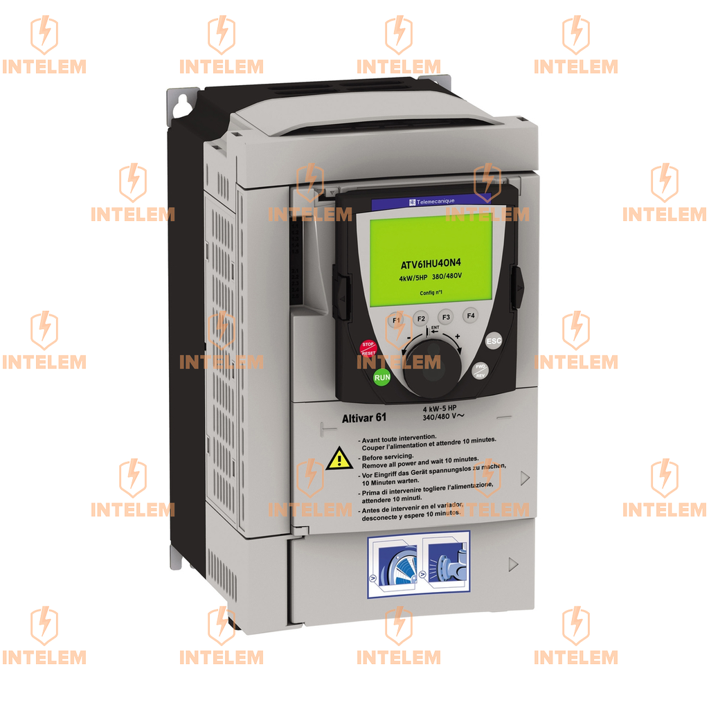 ATV61HU30M3 VARIADOR DE VELOCIDAD 3KW 240VCA TRIFÁSICO EMC IP20 CON TERMINAL GRÁFICO SCHNEIDER ELECTRIC