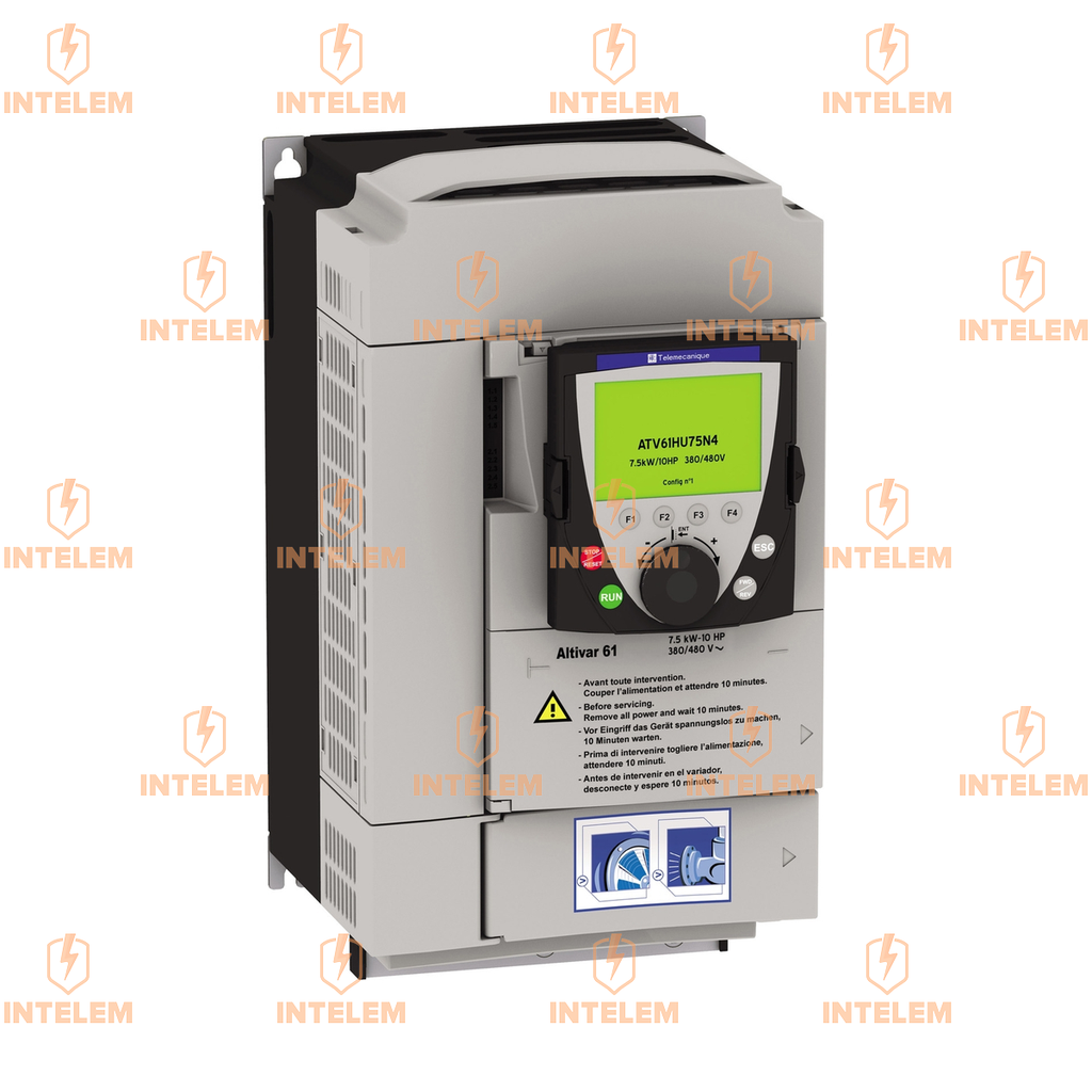 VARIADOR DE FRECUENCIA TRIFÁSICO 10HP 480VCA 7.5KW IP20 EMC CON TERMINAL GRÁFICO SCHNEIDER ELECTRIC