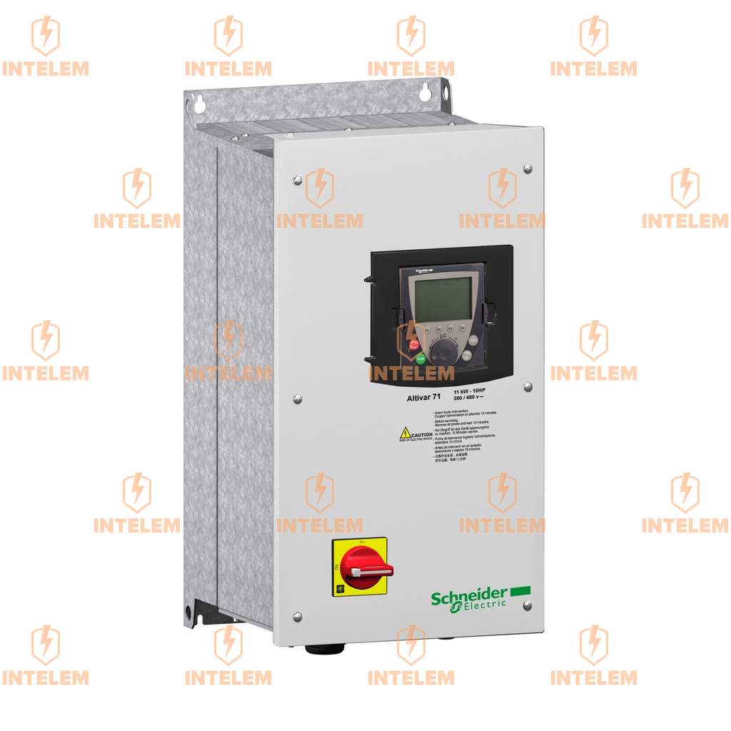ATV71E5D11N4 VARIADOR DE VELOCIDAD TRIFÁSICO 15HP 480VCA 11KW FILTRO EMC IP54 SCHNEIDER ELECTRIC