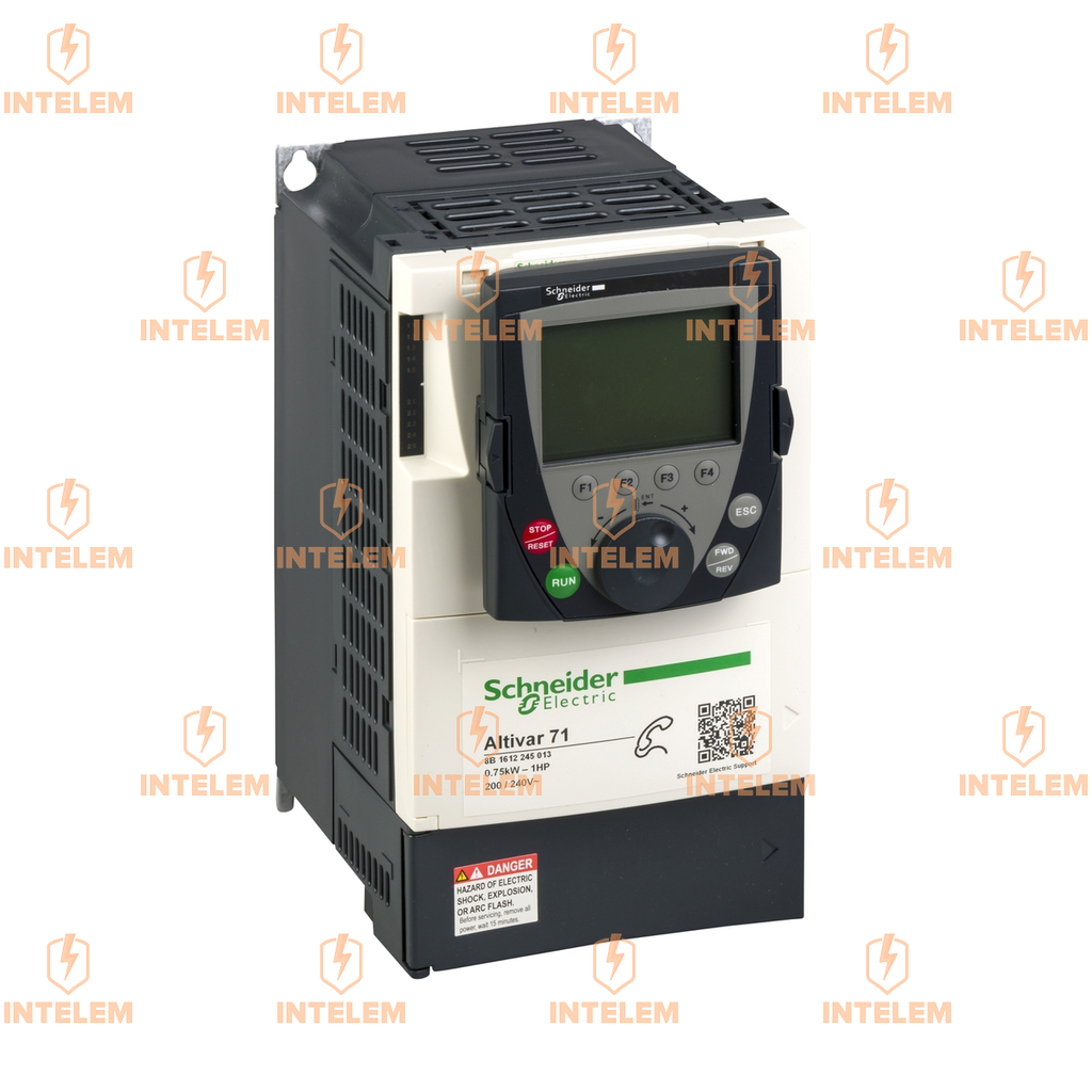 ATV71H075M3 VARIADOR DE VELOCIDAD 0.75KW (1HP) 240VCA ALTIVAR 71 CON FILTRO EMC Y TERMINAL GRÁFICO SCHNEIDER ELECTRIC