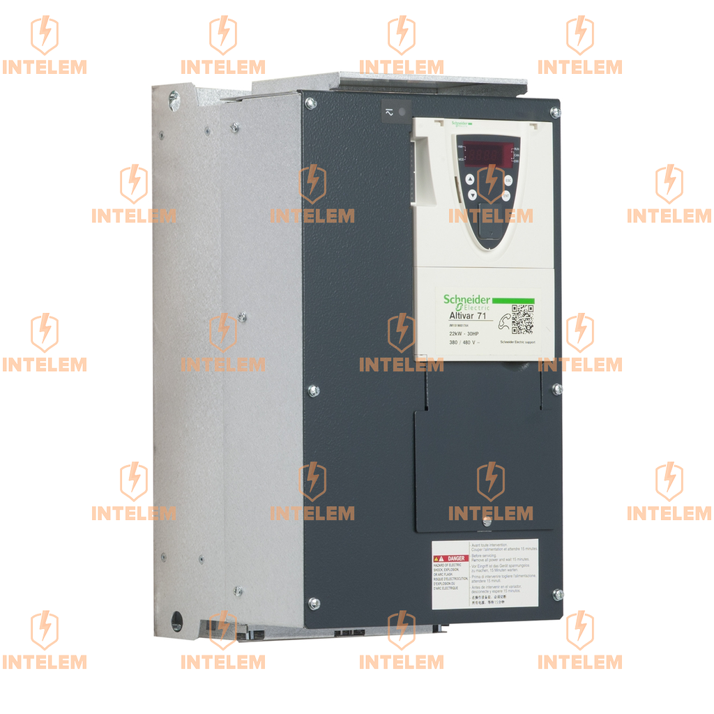 ATV71HD22N4 VARIADOR DE VELOCIDAD 22KW 30HP 480VCA CON FILTRO EMC Y TERMINAL GRÁFICO SCHNEIDER ELECTRIC