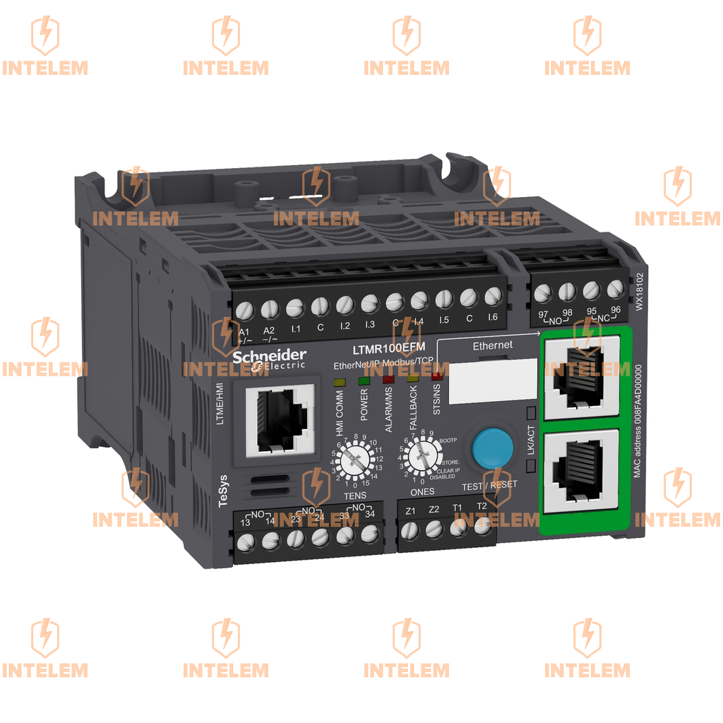 LTMR100EFM CONTROLADOR DE MOTOR 5-100A 100-240VCA ETHERNET/IP MODBUS/TCP 6E 3S TESYS T SCHNEIDER ELECTRIC