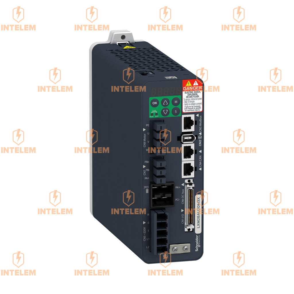 LXM28AU20M3X SERVODRIVE MOVIMIENTO TRIFÁSICO 2KW 200-230VCA LEXIUM 28 SCHNEIDER ELECTRIC