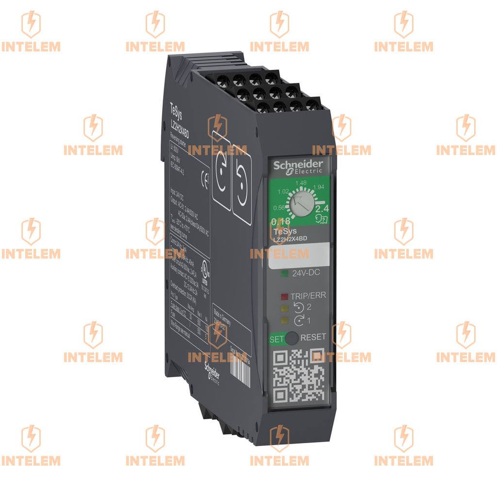 LZ2H2X4BD ARRANCADOR INVERSOR TeSys H 0.75KW 400VCA CONTROL 24VCC SCHNEIDER ELECTRIC