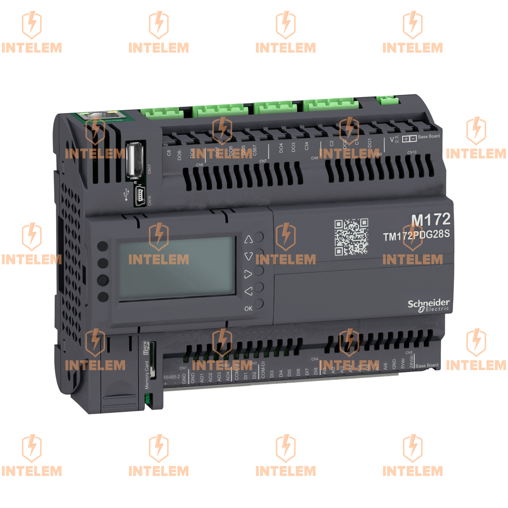 TM172PDG28S CONTROLADOR LÓGICO MODULAR M172 PERFORMANCE 28 E/S MODBUS RELÉ ESTADO SÓLIDO SCHNEIDER ELECTRIC