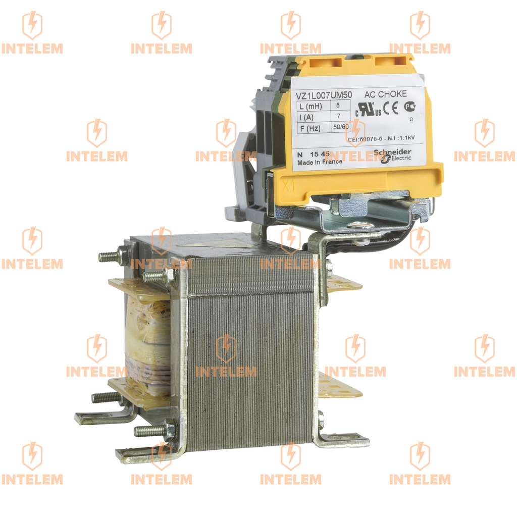VZ1L007UM50 REACTANCIA DE LÍNEA MONOFÁSICA 5MH 7A 20W PARA VARIADOR DE VELOCIDAD SCHNEIDER ELECTRIC