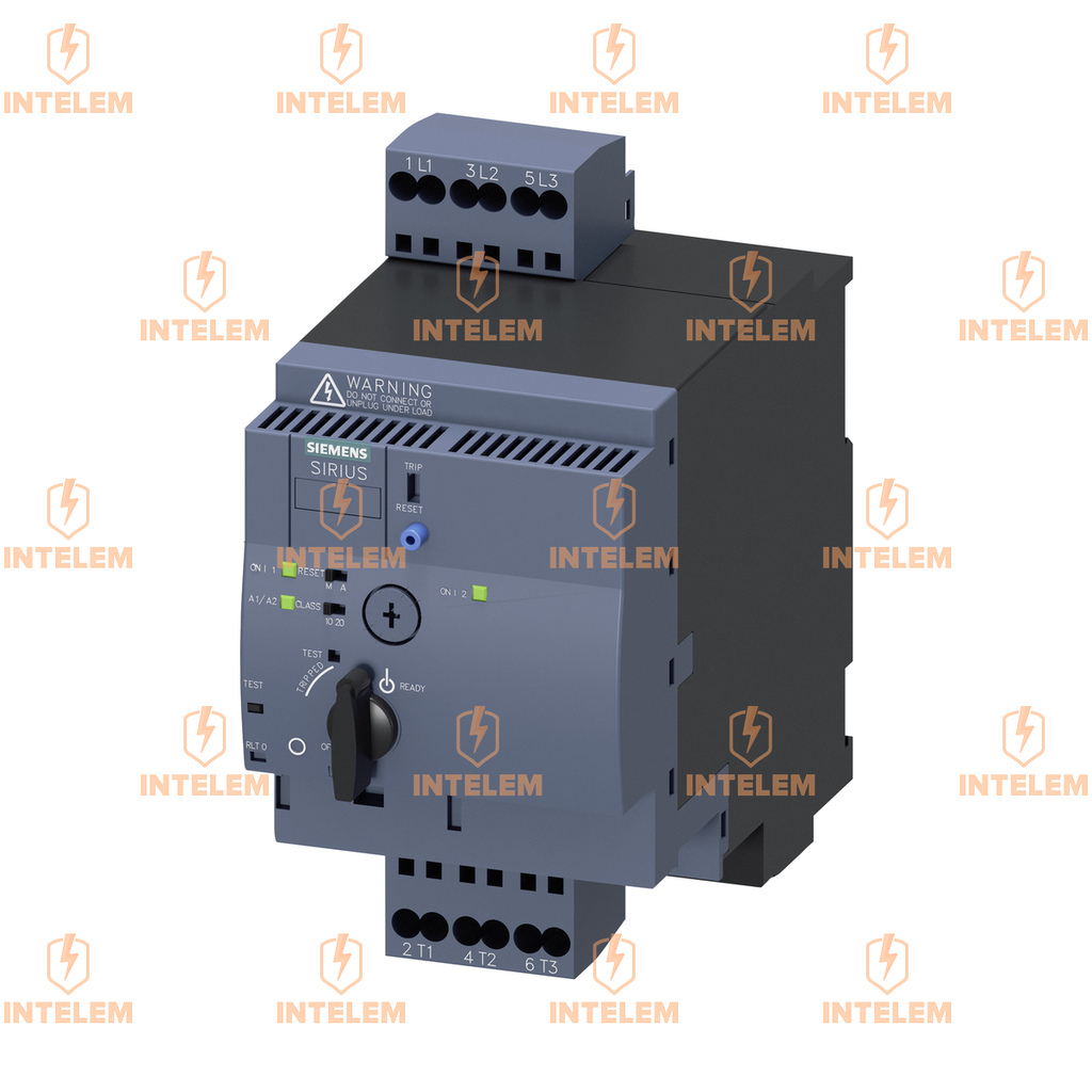 3RA62502DB34 ARRANCADOR INVERSOR COMPACTO 690VCA 24VCA/VCC 3-12A IP20 CONEXIÓN RESORTE SIEMENS