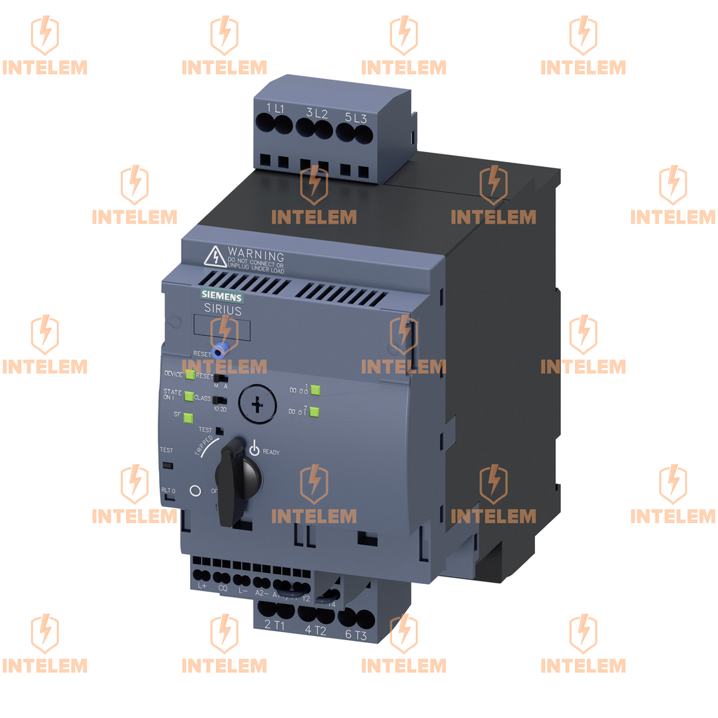 3RA65002CB42 ARRANCADOR INVERSOR COMPACTO SIRIUS 690VCA 24VCC 1-4A IP20 CONEXIÓN RESORTE IO-LINK SIEMENS