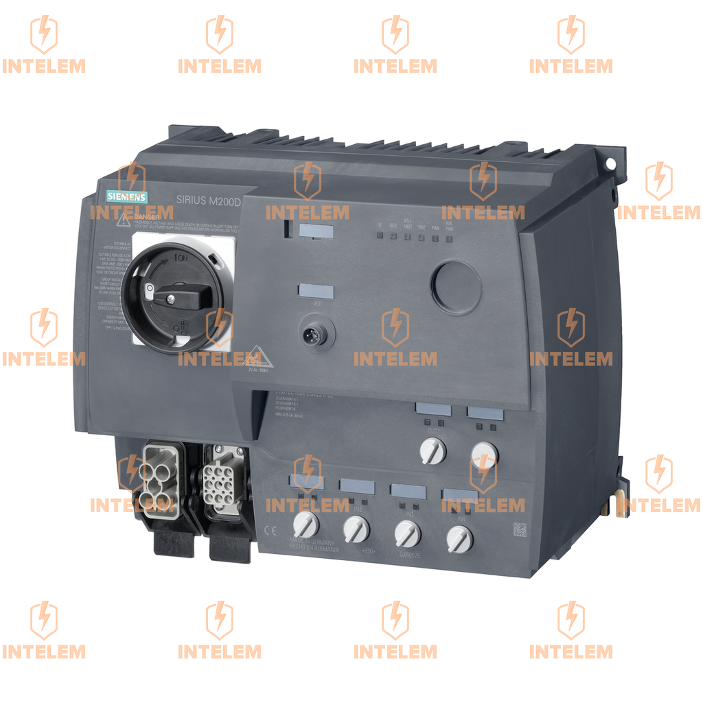 3RK13256LS711AA3 ARRANCADOR DE MOTOR INVERSOR ESTÁNDAR M200D 3F 400VCA 5.5KW CON INTERFAZ AS-I SIEMENS