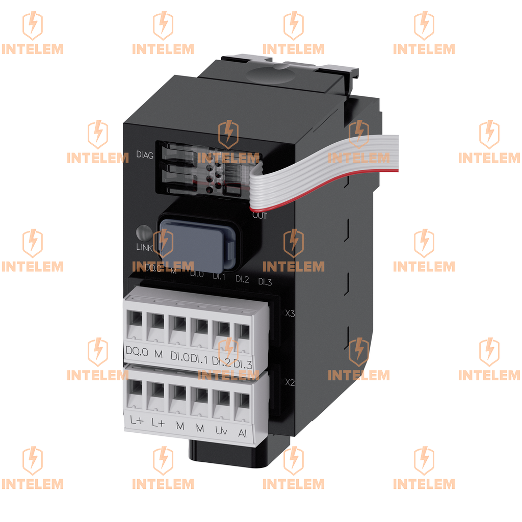 MÓDULO DE INTERFAZ PROFINET ESTÁNDAR 24 VCC 1DQ + 4DI + 1AI MONTAJE FRONTAL SIEMENS