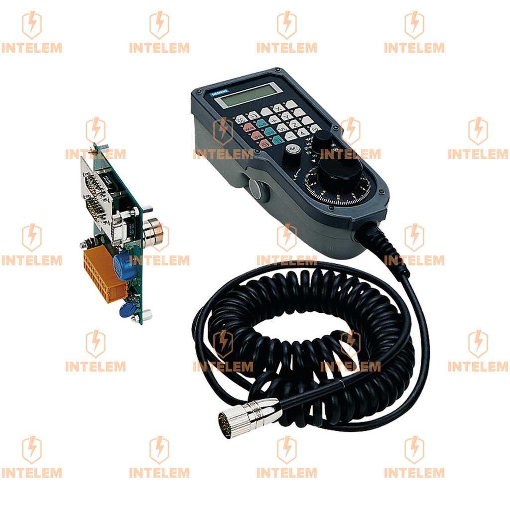 UNIDAD PORTÁTIL SINUMERIK FM NC/840D CABLE ESPIRAL 3.5M 2 CANALES PARADA EMERGENCIA BOTÓN CONFIRMACIÓN 3 ETAPAS SIEMENS
