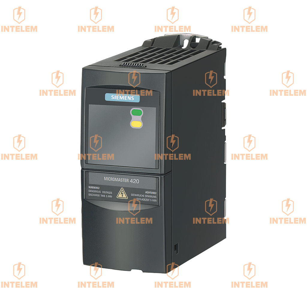 VARIADOR DE FRECUENCIA TRIFÁSICO 0.37KW (0.5HP) 380-480VCA IP20 SIEMENS