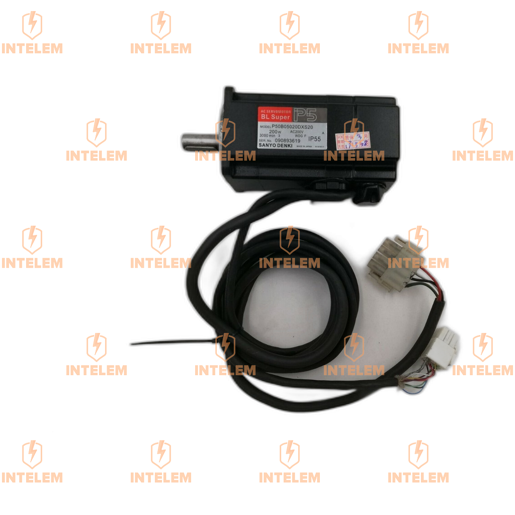 SERVOMOTOR 200W 200V 1.6A 3000RPM IP55 BL SUPER P5 SANYO DENKI