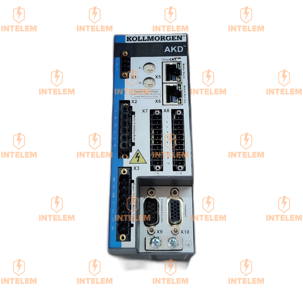 AKD-P01207-NBCC-D000 SERVODRIVE AKD IN 400/480VAC 9,2A 7.65KVA OUT 0-480V 12A IP20 AKD-P01207-NBCC-D000 KOLLMORGEN