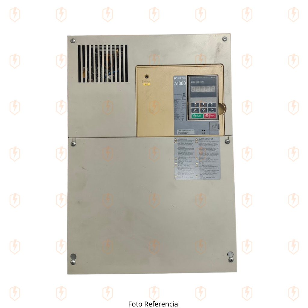 CIMR-AC4A0103AAA-0121 VARIADOR 55KW/45KW, IN: 380-480V 50/60HZ 105A/86A OUT: 0-480V 0-400HZ 103A/91A --YASKAWA