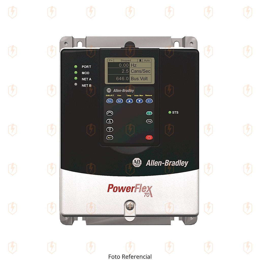 VARIADOR DE CA POWERFLEX 70 8.7 A A 4 KW 20 A