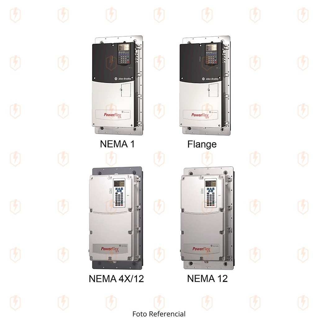 VARIADOR DE CA POWERFLEX 70 72 A A 37 KW 20 A