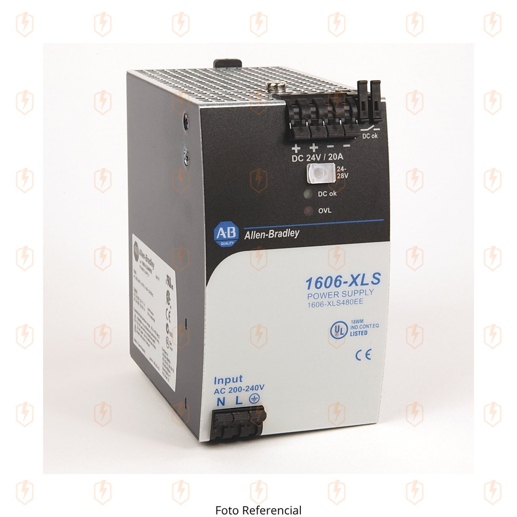 FUENTE DE ALIMENTACION ELECTRICA XLS 480 W 24 VCC 20 A