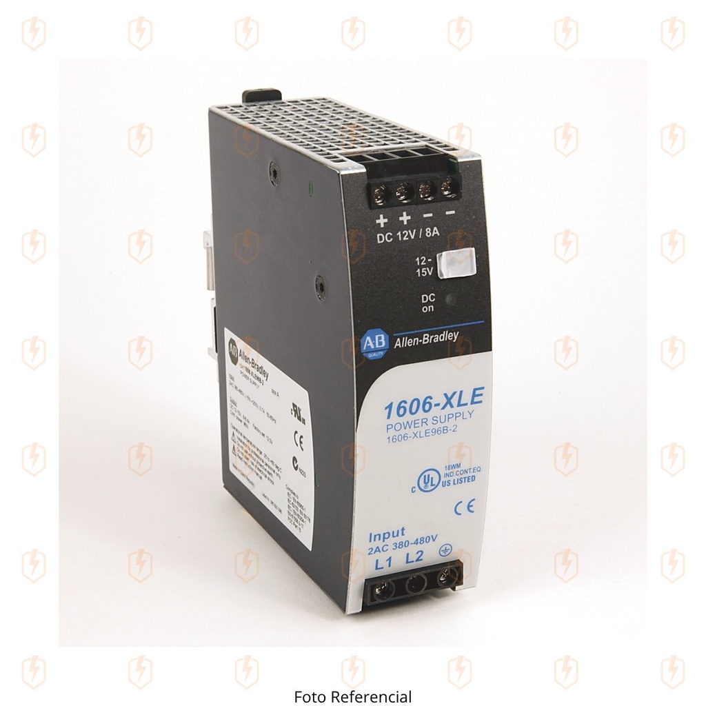 FUENTE DE ALIMENTACION ELECTRICA DE ENTRADA DE 480 VCA Y SALIDA DE 12 VCC 8 A
