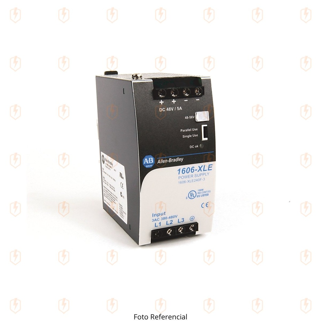 FUENTE DE ALIMENTACION ELECTRICA DE ENTRADA DE 480 VCA Y SALIDA DE 48 VCC 5 A