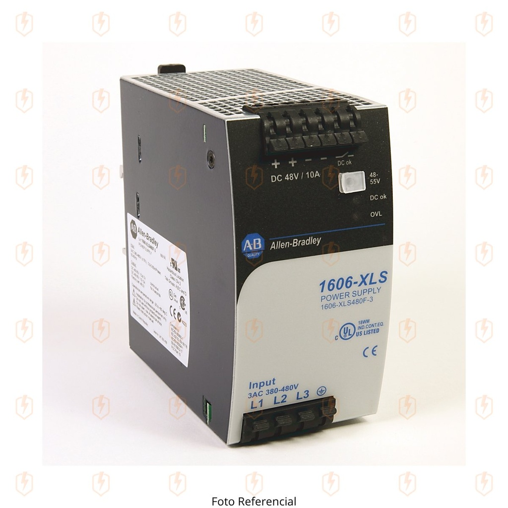 FUENTE DE ALIMENTACION ELECTRICA DE 480 W, 480 VCA, 600 VCC DE ENTRADA, 48–56 VCC DE SALIDA