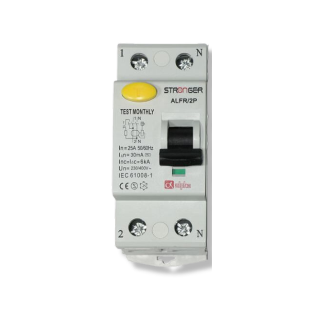 ALFR/2/25-30MA INTERRUPTOR DIFERENCIAL ALPHA 2X25A, 30MA --STRONGER