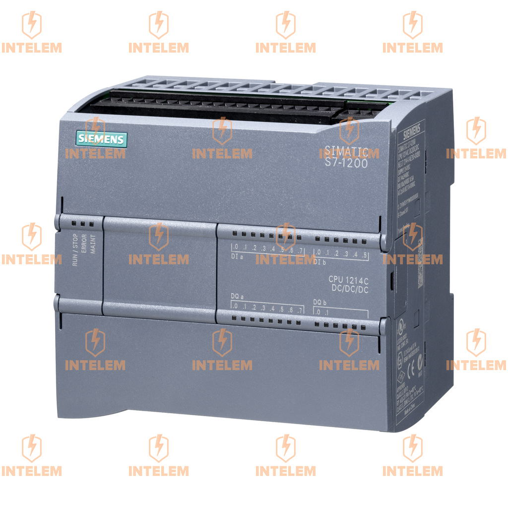 6ES7214-1AG40-0XB0 SIMATIC S7-1200 CPU 1214C, CPU COMPACTA DC/DC/DC, E/S INTEGRADAS: 14 DI 24 V DC; 10 DO 24 V DC; 2 AI 0-10V DC, SIEMENS