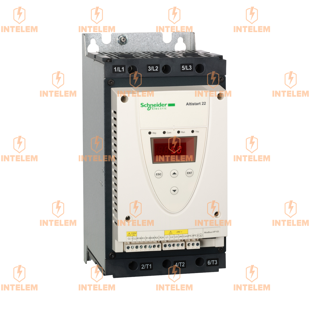 ATS22D75S6 ARRANCADOR SUAVE ALTISTART 22 25-50HP 220-440V, 75A, SERV. NORMAL 200V….480VAC --SCHNEIDER