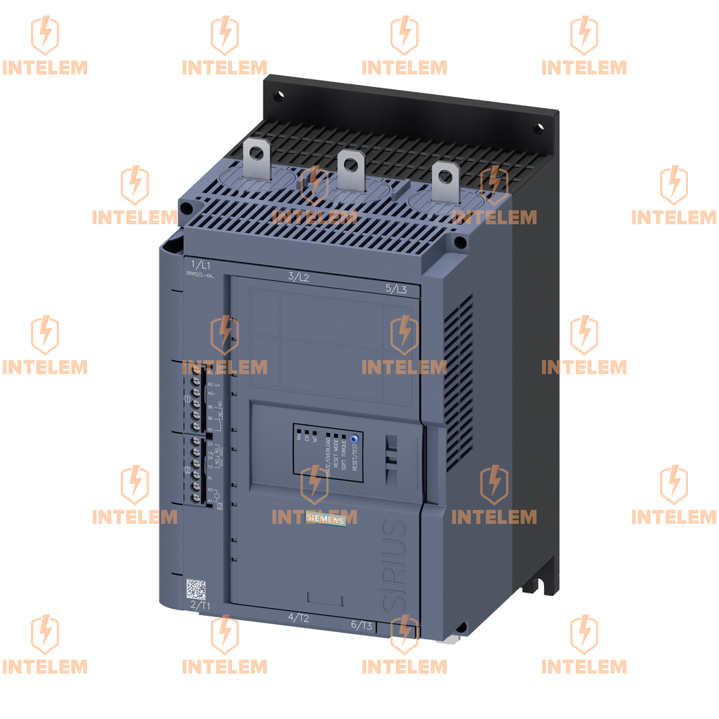 ARRANCADOR SUAVE SIRIUS 200-480 V 113 A, 110-250 V AC SALIDA ANALOGICA 3RW52346AC14 SIEMENS