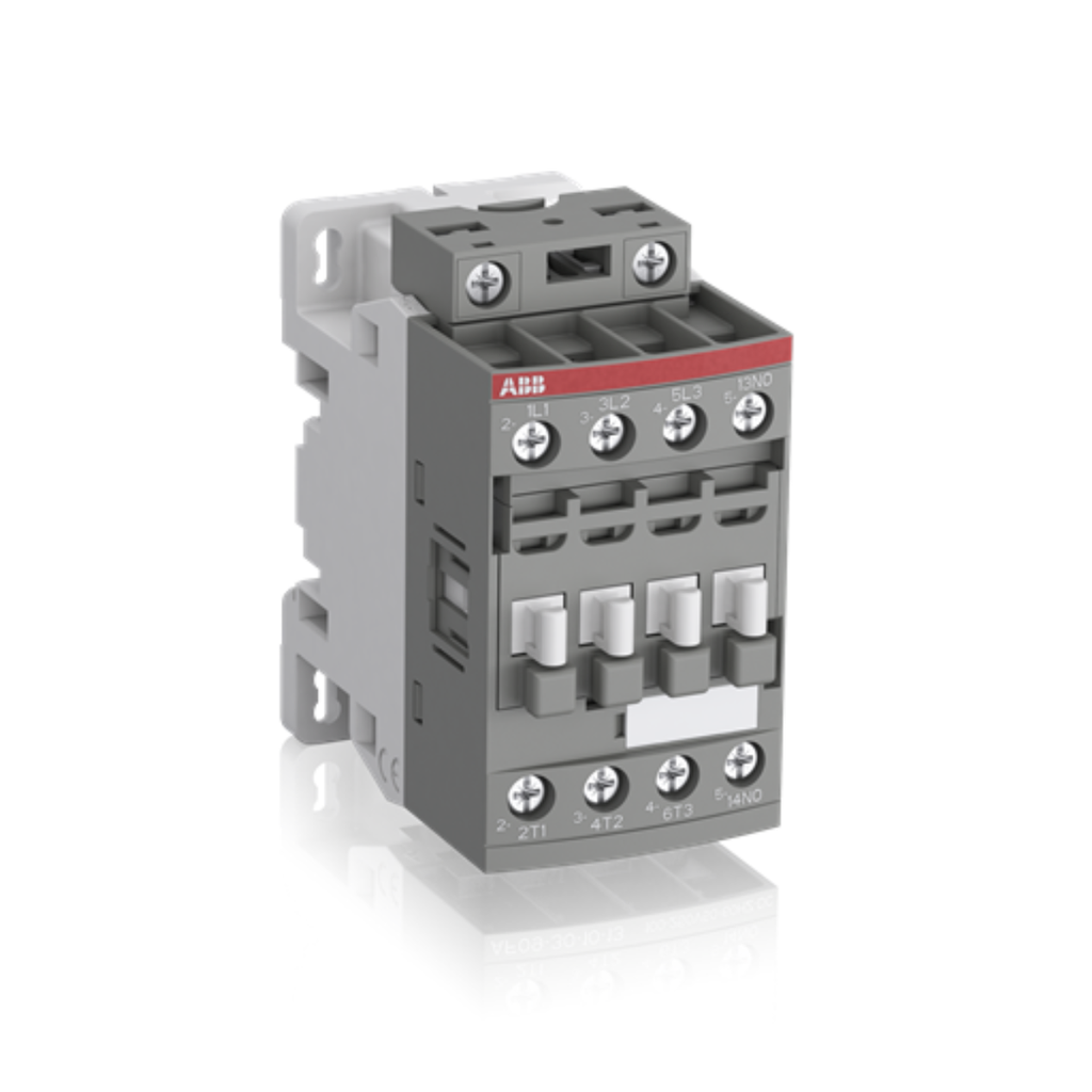 CONTACTOR 18A AC3, BOBINA 24-60V 50/60HZ 20-60VDC, 3P, 1NA, AF16-30-10-11--ABB