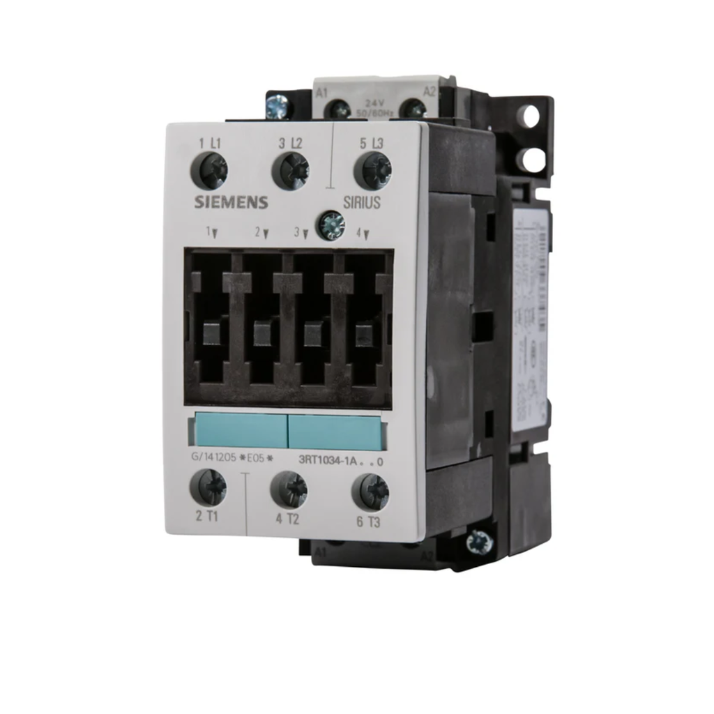 CONTACTOR 3X32A, 15 KW/400V, 24 VAC, 50/60 HZ, TAMAÑO S2--SIEMENS