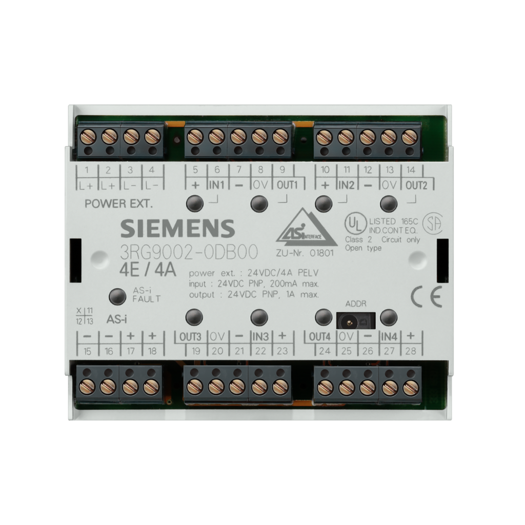 MODULO ASI, AS-INTERFACE F90, 4 DI/4 DO, IP20, 1A, 24V DC MAXIMO 6A, SIEMENS