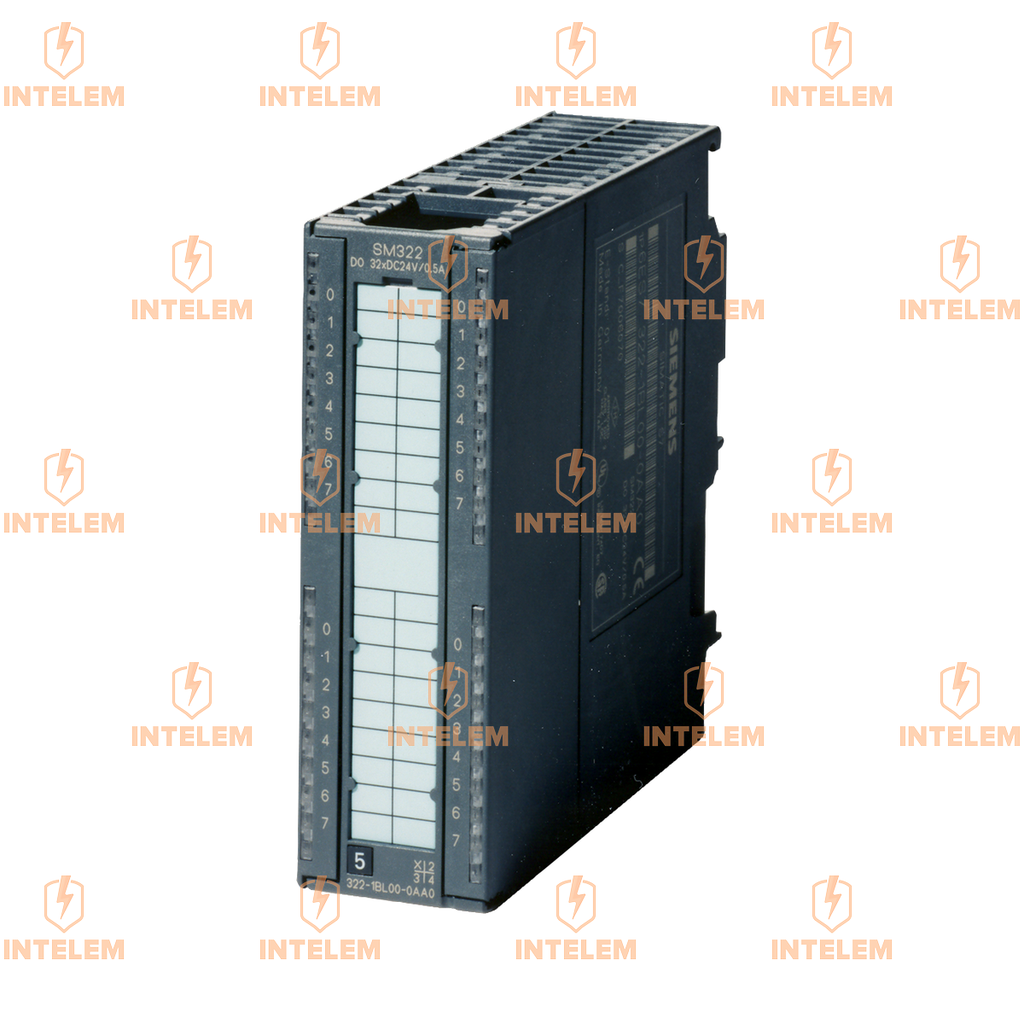 6ES7322-1BH01-0AA0 SIMATIC S7-300, MODULO DE SALIDAS DIGITALES SM 322, AISLADO, 16 DO, DC 24V, 0,5A, 1 DE 20 POLOS, CORRIENTE TOTAL 4 A/GRUPO (8 A/MODULO)  --SIEMENS