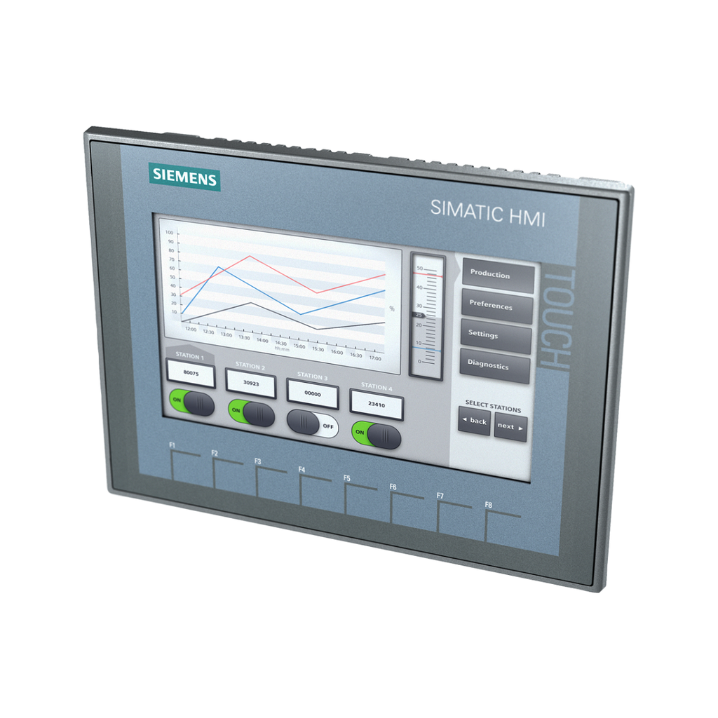 SIMATIC HMI, KTP700 BASIC, BASIC PANEL, MANEJO CON TECLADO/TACTIL, PANTALLA TFT DE 7" --SIEMENS