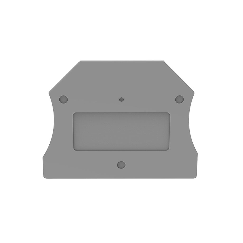 D-DC6 TAPA FINAL PARA BORNE DC6/10 GRIS--DEGSON