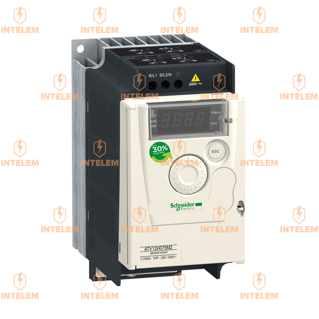 ATV12H075M2 VARIADOR DE FRECUENCIA 0.75KW(1HP)/200-240 VAC MONOFASICO MODBUS RS485 --SIGELEC