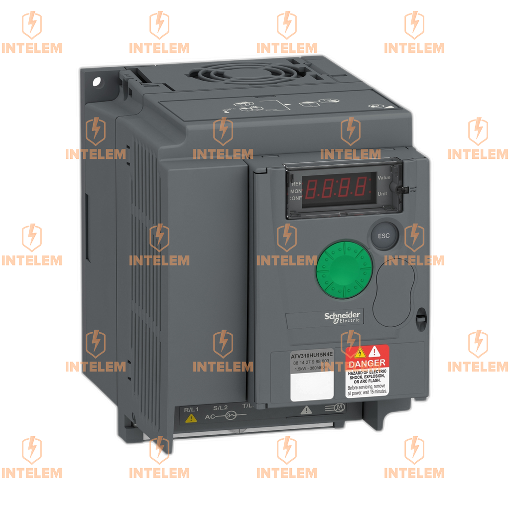 ATV310HU15N4E VARIADOR DE VELOCIDAD ALTIVAR 310 DE 1.5KW 2HP 4.1A 380-480VAC 50-60 HZ TRIFASICO IP20