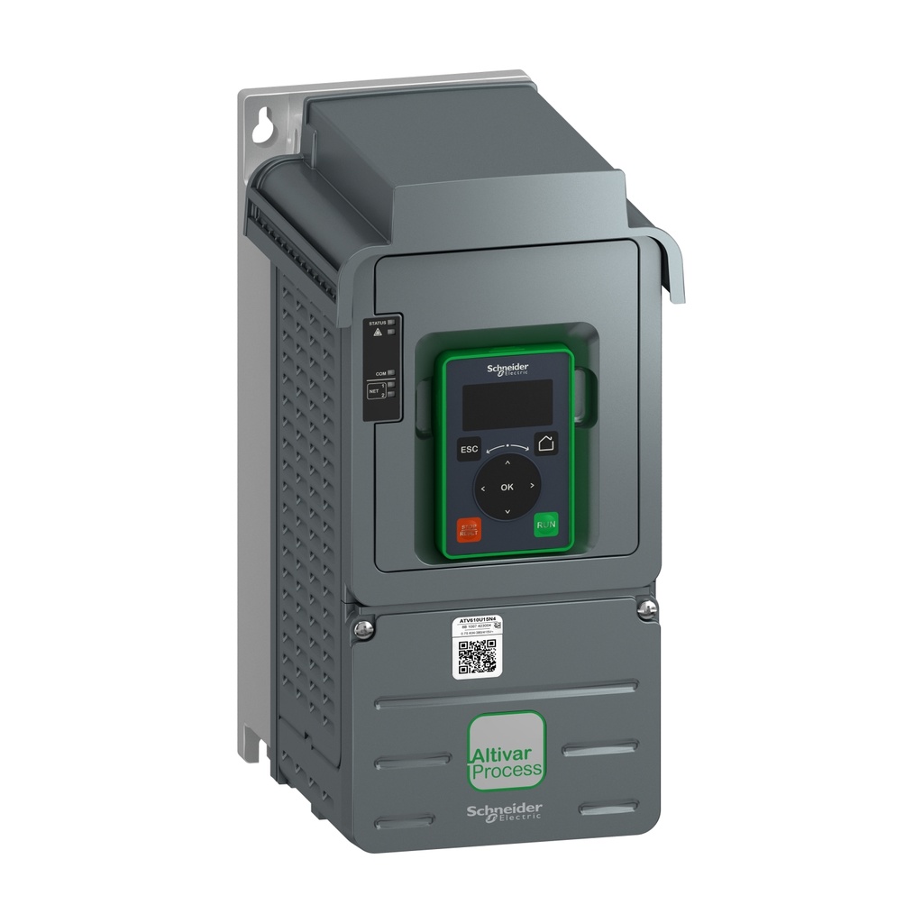 VARIADOR DE VELOCIDAD ATV610, 1.5 KW/2HP, 380...460 V, IP20--SCHNEIDER
